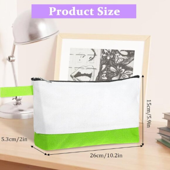 Canvas Pouch with Rainbow Design - Picture 3 of 3